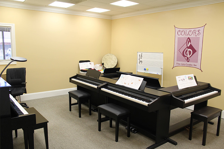 Group classroom inside Colors Fine Arts Center